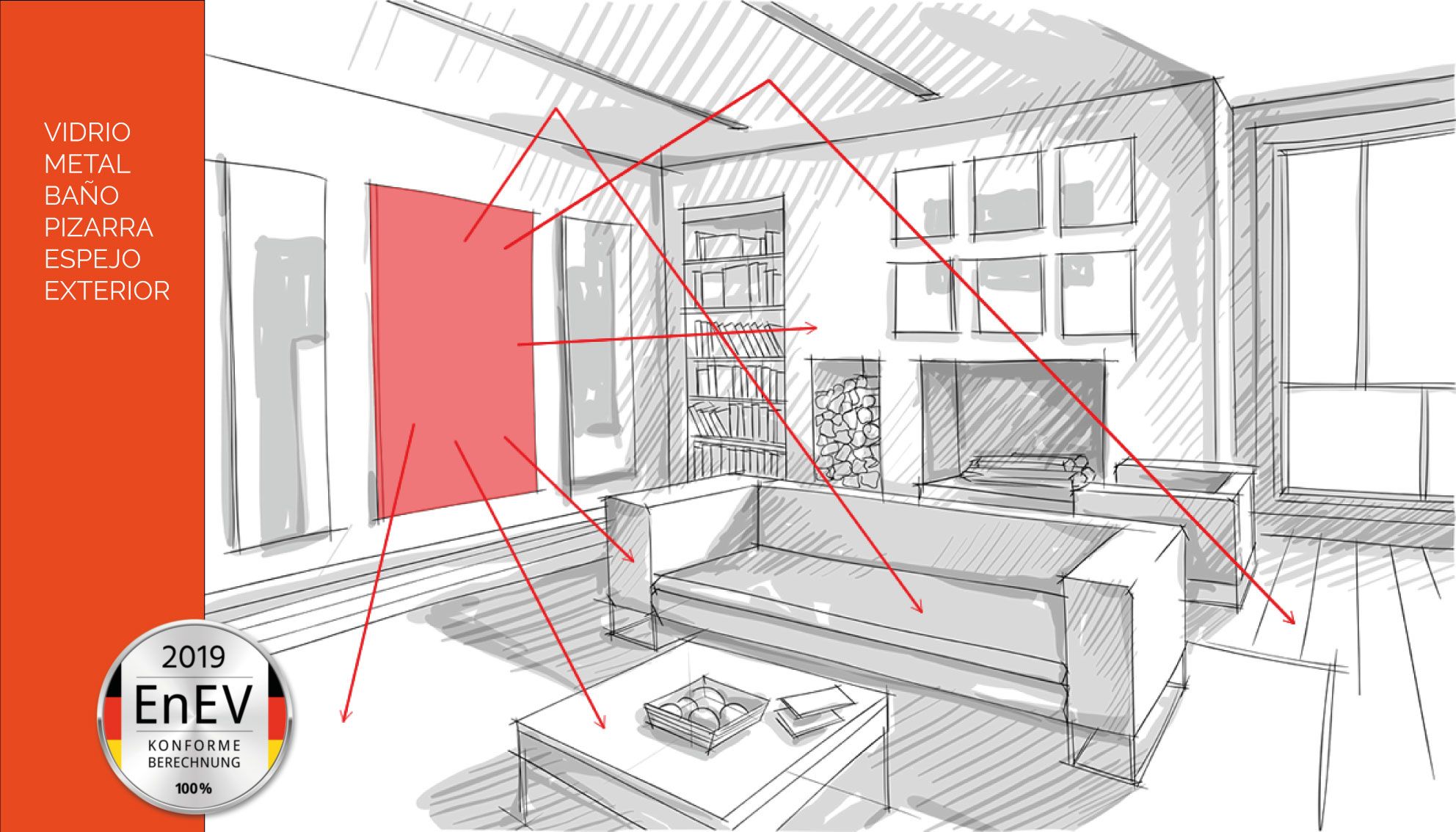 infrapanely, princip