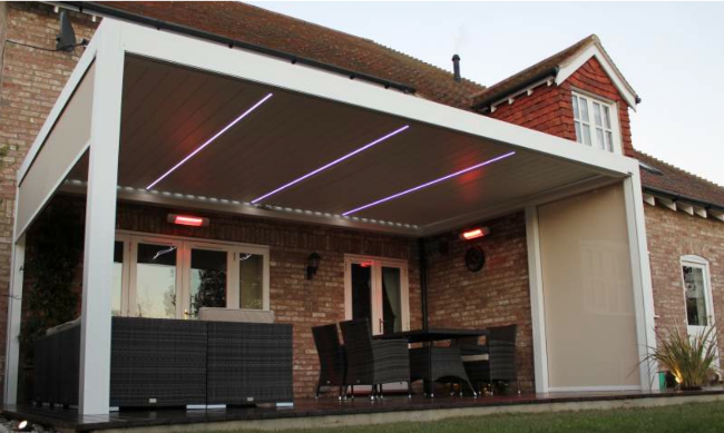 pergola topení