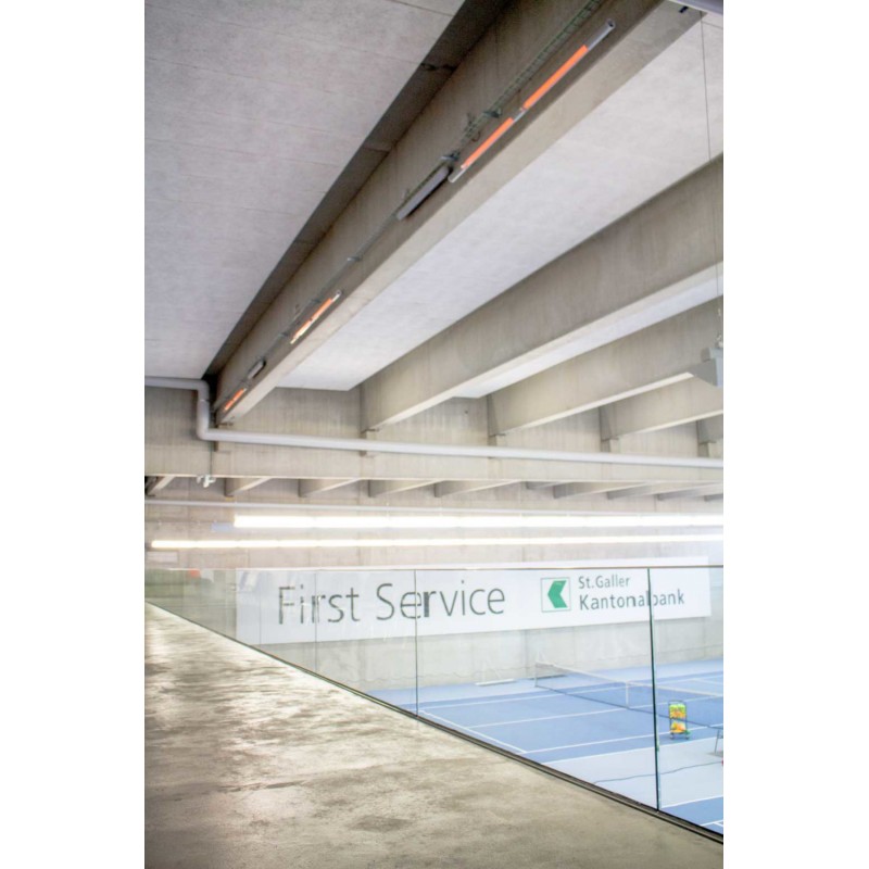 infrazářič Extreme line - heattube -karbonový designový infra zářič