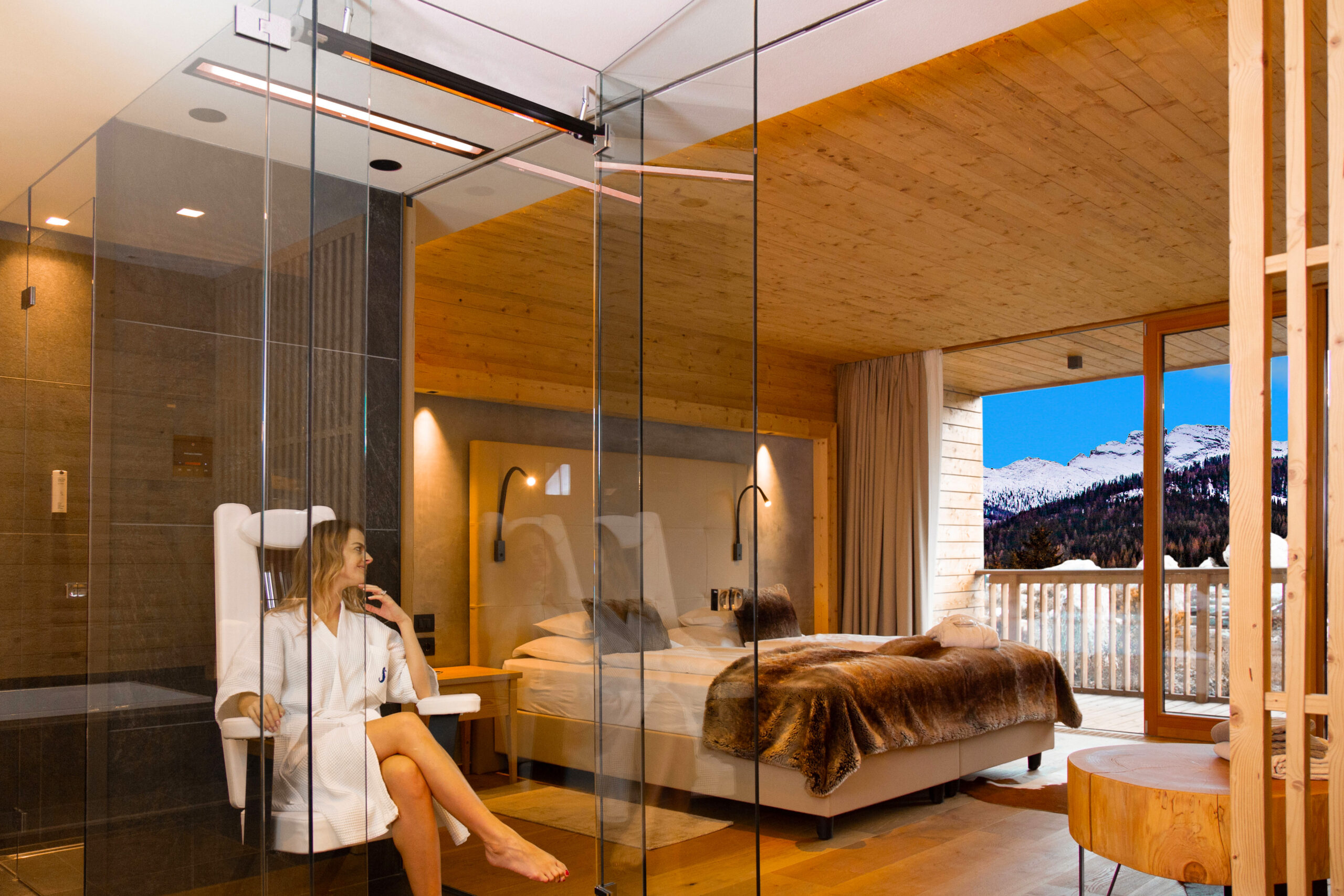 infrazářič Extreme line - heattube -karbonový designový infra zářič