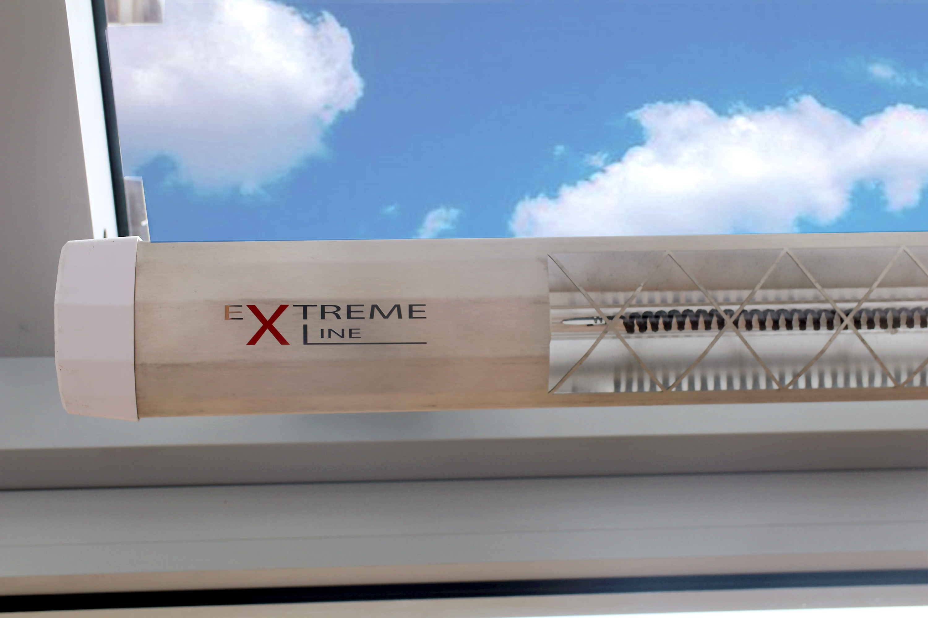 infrazářič Extreme line - heatflare -karbonový designový infra zářič