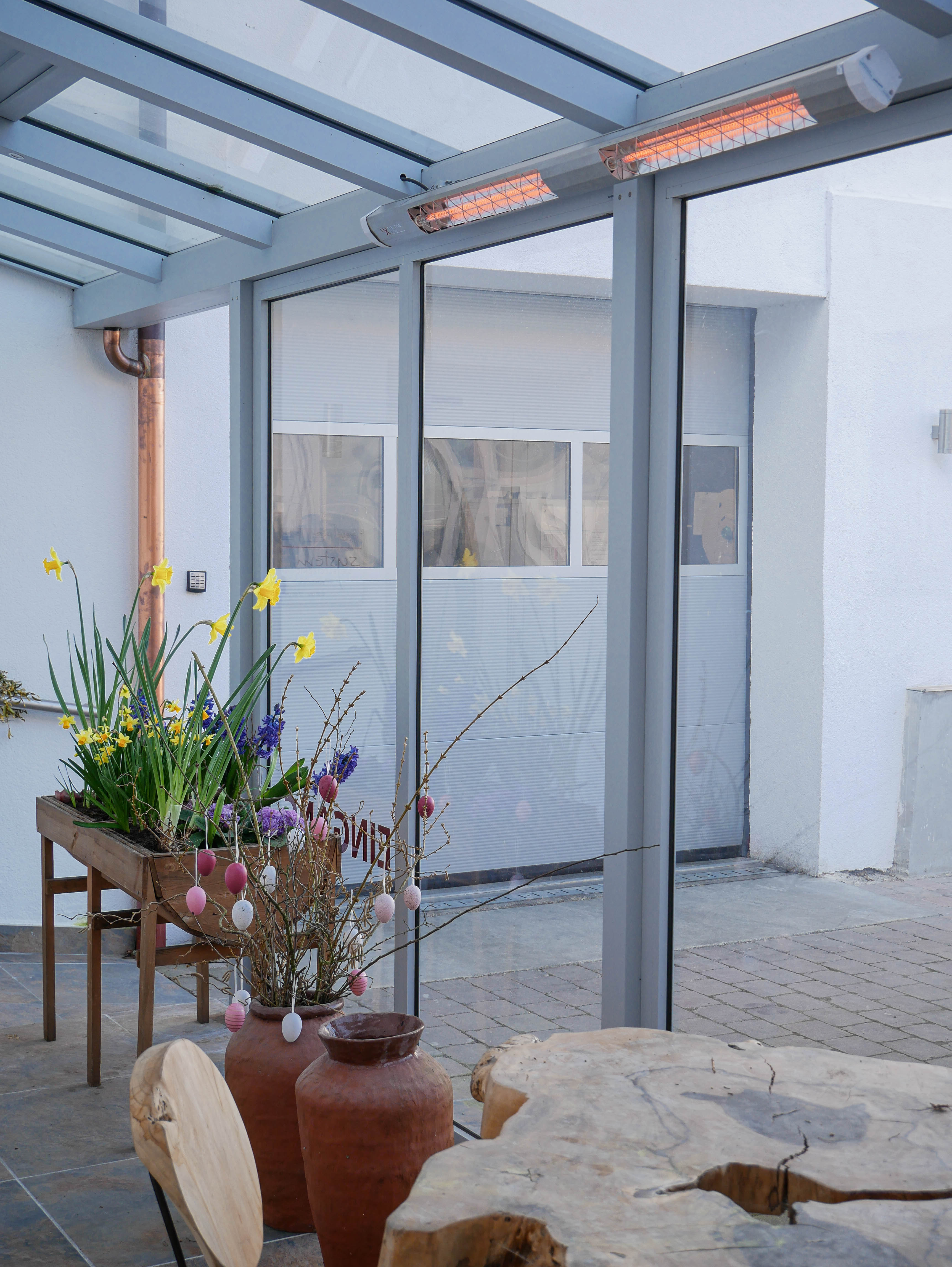 infrazářič Extreme line - heatflare -karbonový designový infra zářič