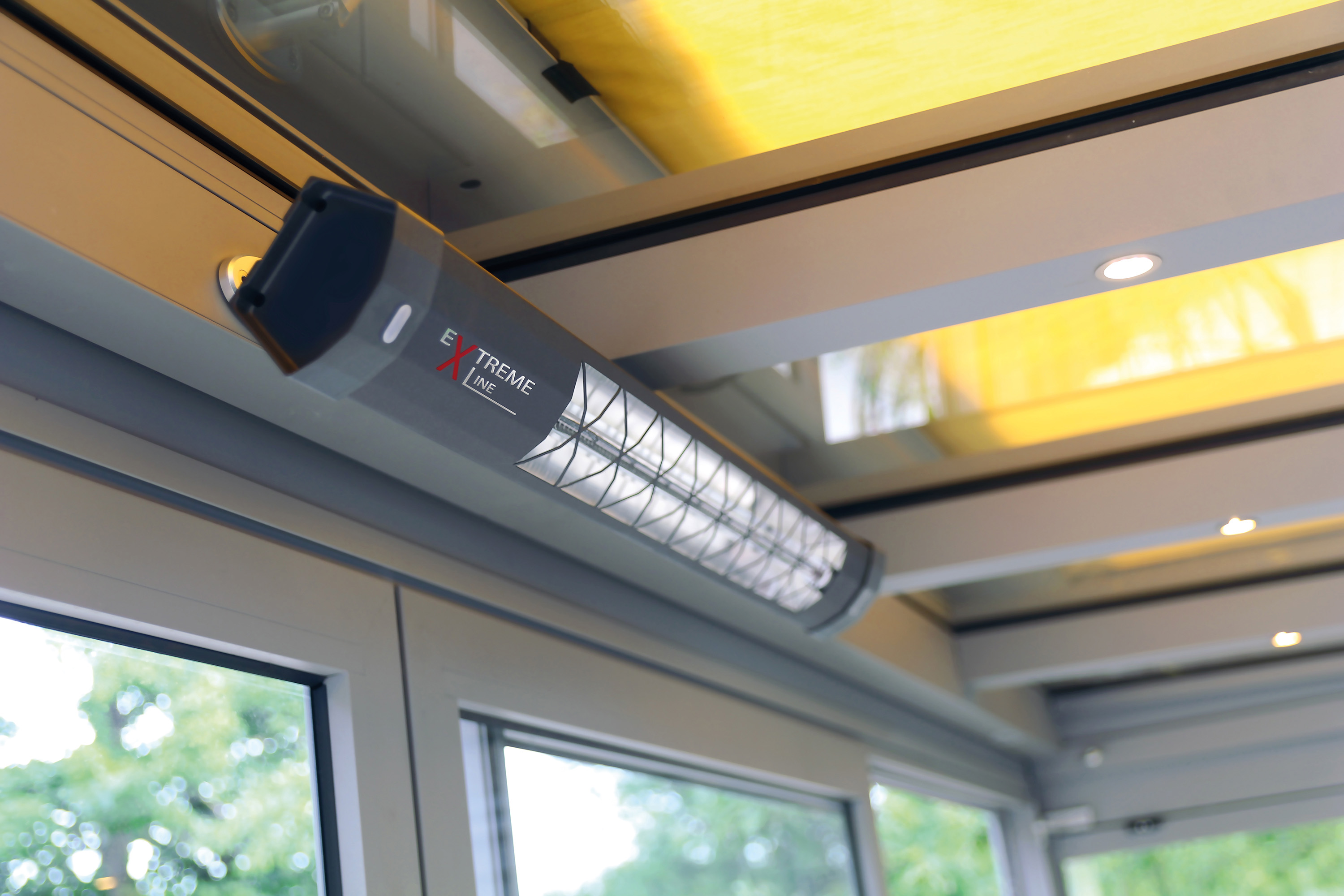 infrazářič Extreme line - heatflare -karbonový designový infra zářič