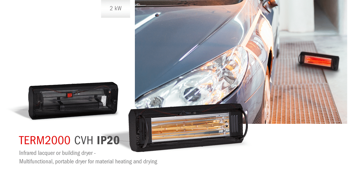 Infrazářič Burda TERM 2000 1500W, short URCA01044V