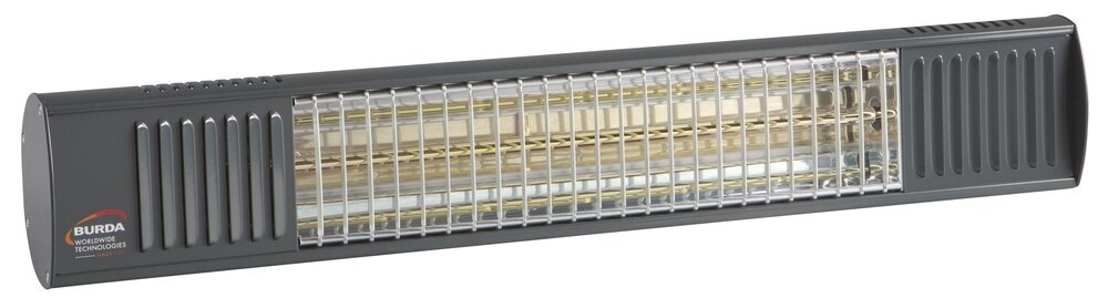 Burda term 2000 ip67 antracit 7016 - voděodolný infrazářič