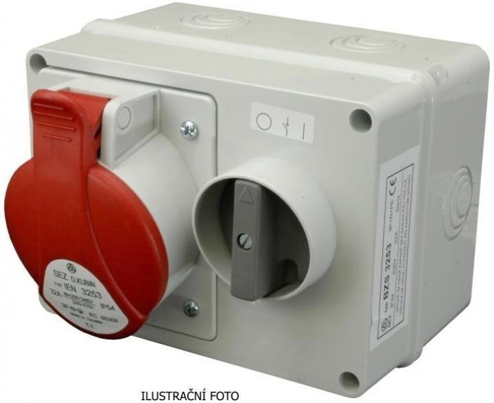 BZS 1653 Zásuvka s blokováním IP44