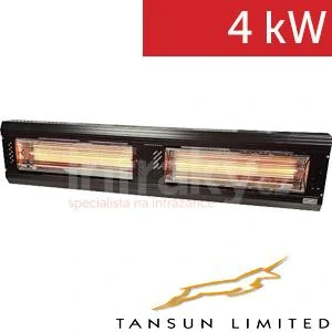 Průmyslový infrazářič TANSUN Apollo Excell double Carbon 4,0 kW