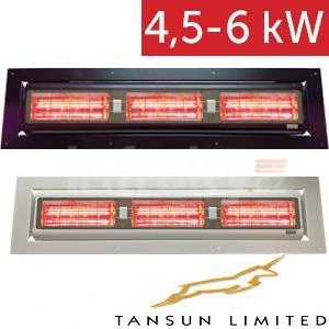 Sorrento Inbouw TRIPLE 4500-6000W, bílý, černý