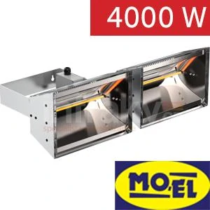 Infrazářič HATHOR DEEP 892L - 4000W, nerezový, IP55