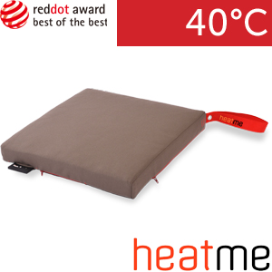 Vyhřívací bateriový podsedák HEATME Classic - hnědý