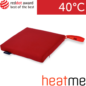 Vyhřívací bateriový podsedák HEATME Classic - červená