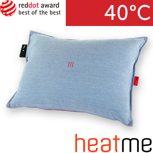 Vyhřívací bateriový polštář HEATME Home, 10 000 mAh - světle modrá
