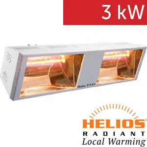 Infrazářič HELIOS TITAN 2 - 3000 W - IP25