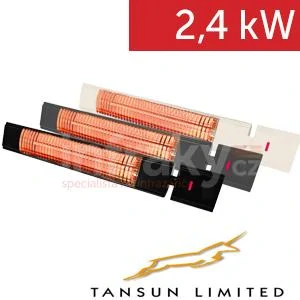 Infrazářič TANSUN Havana 2,4 kW, Quartz, SOMFY