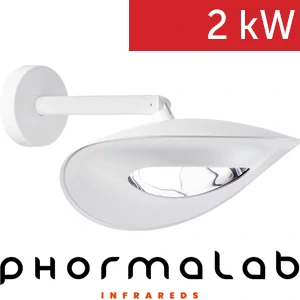 Phormalab SINGLEWALL 2000W, nástěnný, bílý