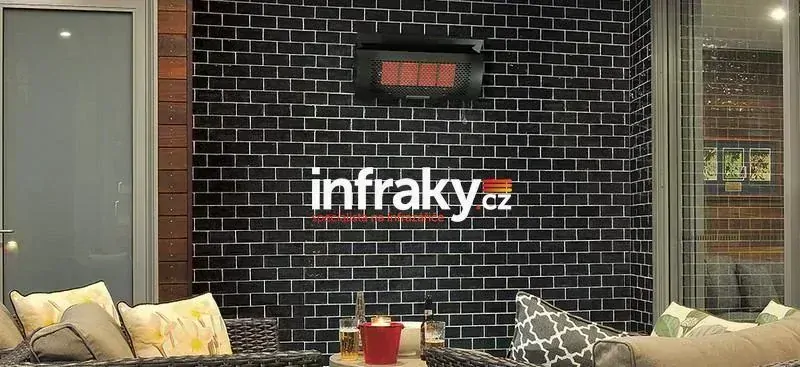 Plynový tepelný zářič HEATSTRIP 9,4 kW nástěnný, zemní plyn