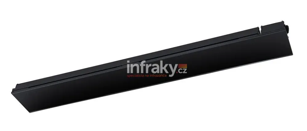 Infrazářič BURDA Relax Glass 3000 W MULTI černý kryt, černé sklo SOMFY