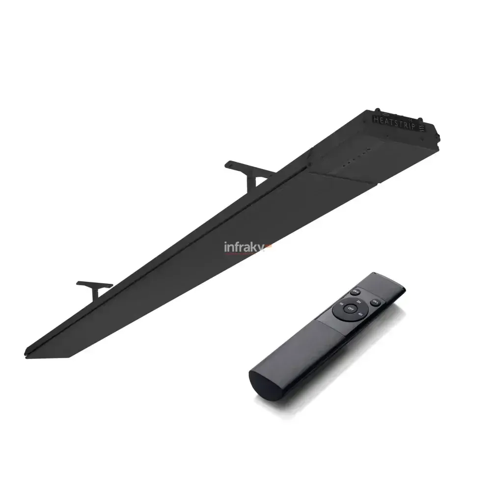HEATSTRIP Design Radiant Heater 2400W s regulací výkonu - černý