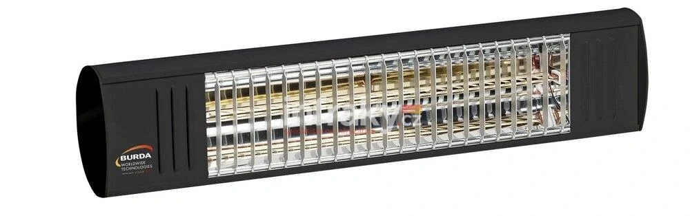 Infrazářič - Burda TERM 2000, IP 44 SHORT, 1,5kW, černý