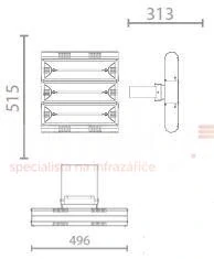MO-EL Hathor 793 LG 6000W – prémiový infračervený zářič Low Glare