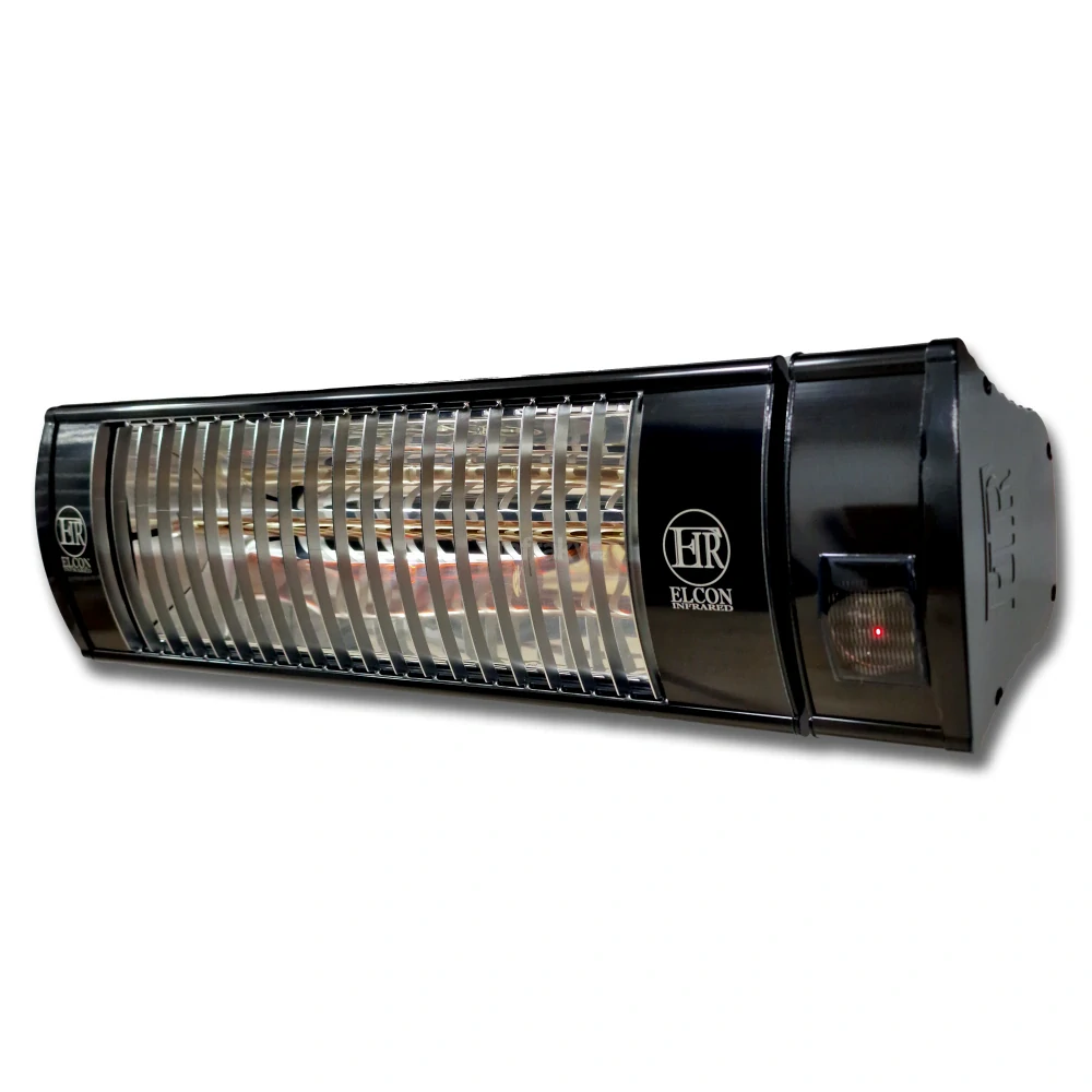 ELCON EIR-2000 RC – Elektrický infračervený zářič 2000W, IP67, nástěnná/stropní montáž + dálkový ovladač