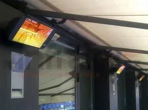 INFRAZÁŘIČ VARMA HELIOSA 66 2000 W - IPX5, tmavě šedý, amber light