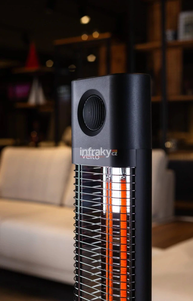 VEITO CH1800 RE, infrazářič 1800W - černý