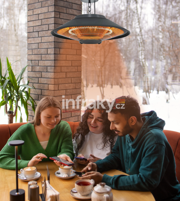 Elcon HFR-2000 – Stropní infrazářič - lustr 2000 W