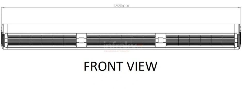 Infrazářič TANSUN Monaco XL Carbon 6,0 kW