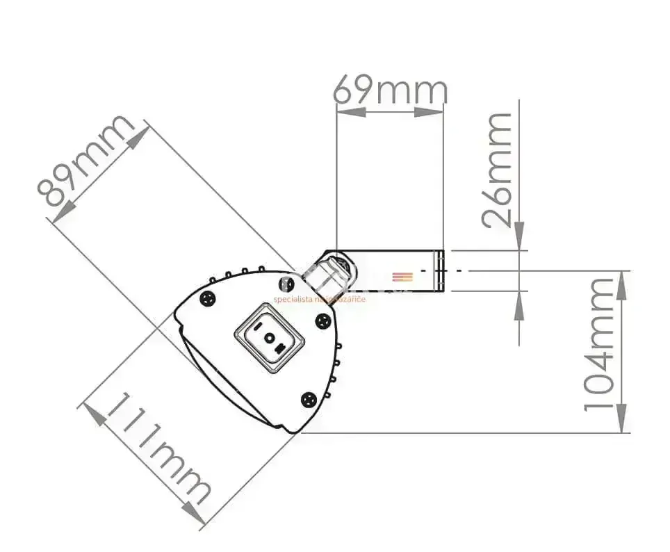 Infrazářič TANSUN Bahama Ultra RC 1,5 kW SOMFY-antracit