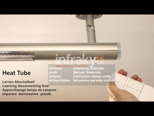 Extremeline HeatTube 1800/900W držák na stěnu