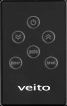 VEITO blade s Black, infrazářič 2500W