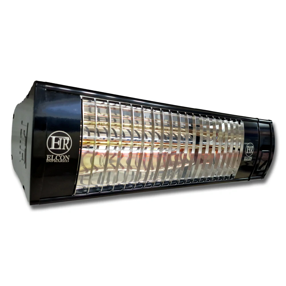 ELCON EIR-2000 RC – Elektrický infračervený zářič 2000W, IP67, nástěnná/stropní montáž + dálkový ovladač