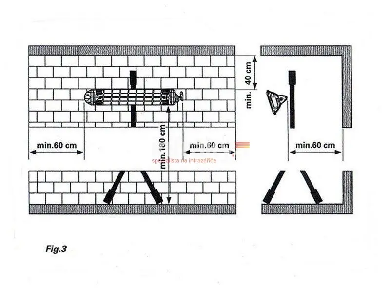 Infrazářič - FIORE 767 - 1760W