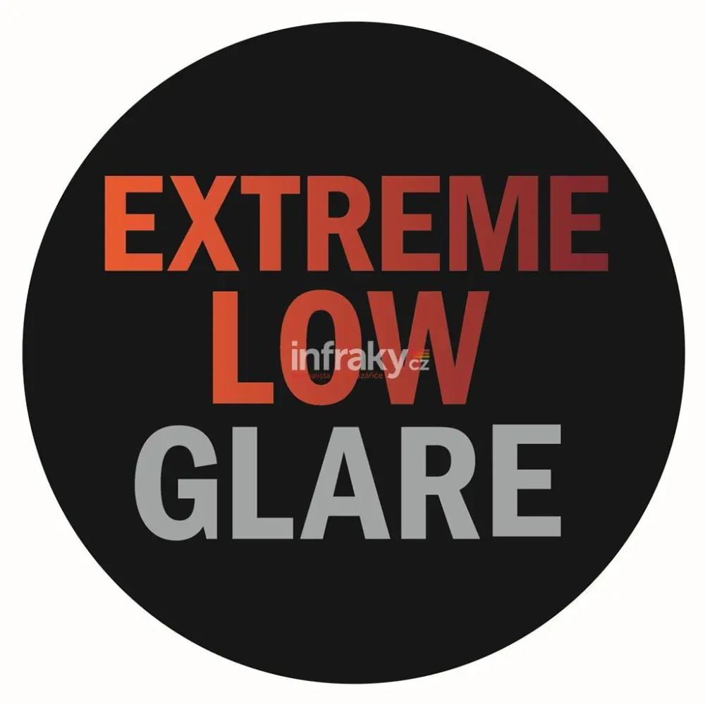 Infrazářič BURDA Relax Glass 3000 W MULTI stříbrný kryt, černé sklo SOMFY