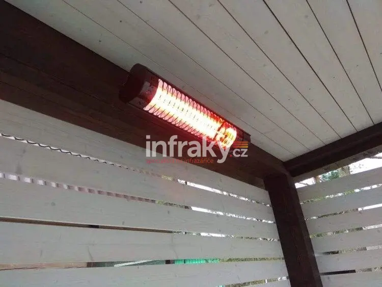 ELCON RCH-2500/4 – infrazářič s dálkovým ovládáním 2500W, IP67, nástěnná/stropní montáž