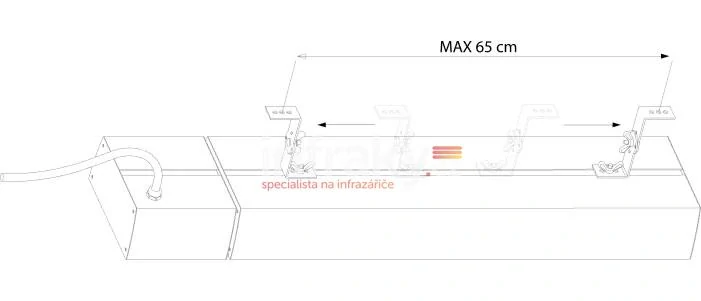 VEITO NEVADA infrazářič 2500W