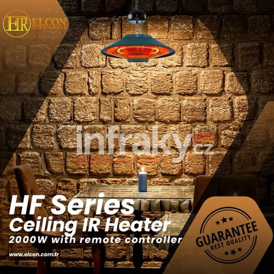 Elcon HFR-2000 – Stropní infrazářič - lustr 2000 W
