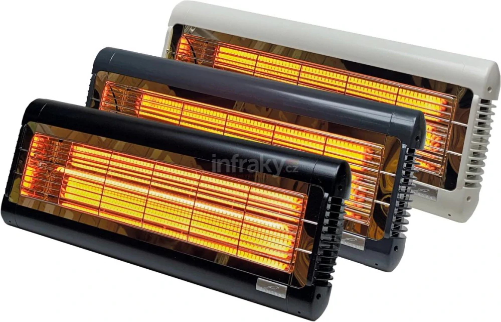 Infrazářič TANSUN Monaco XL Carbon 2,0 kW - bílý