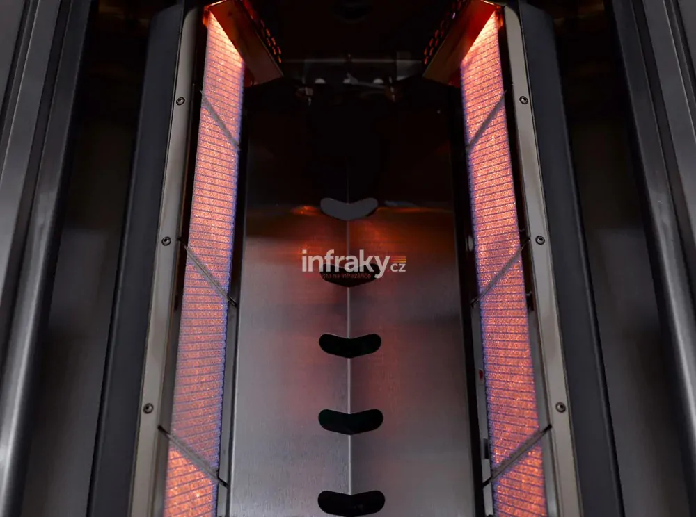 Plynový gril HEATSTRIP s infračervenými hořáky CROSSRAY+ 4 - vestavný