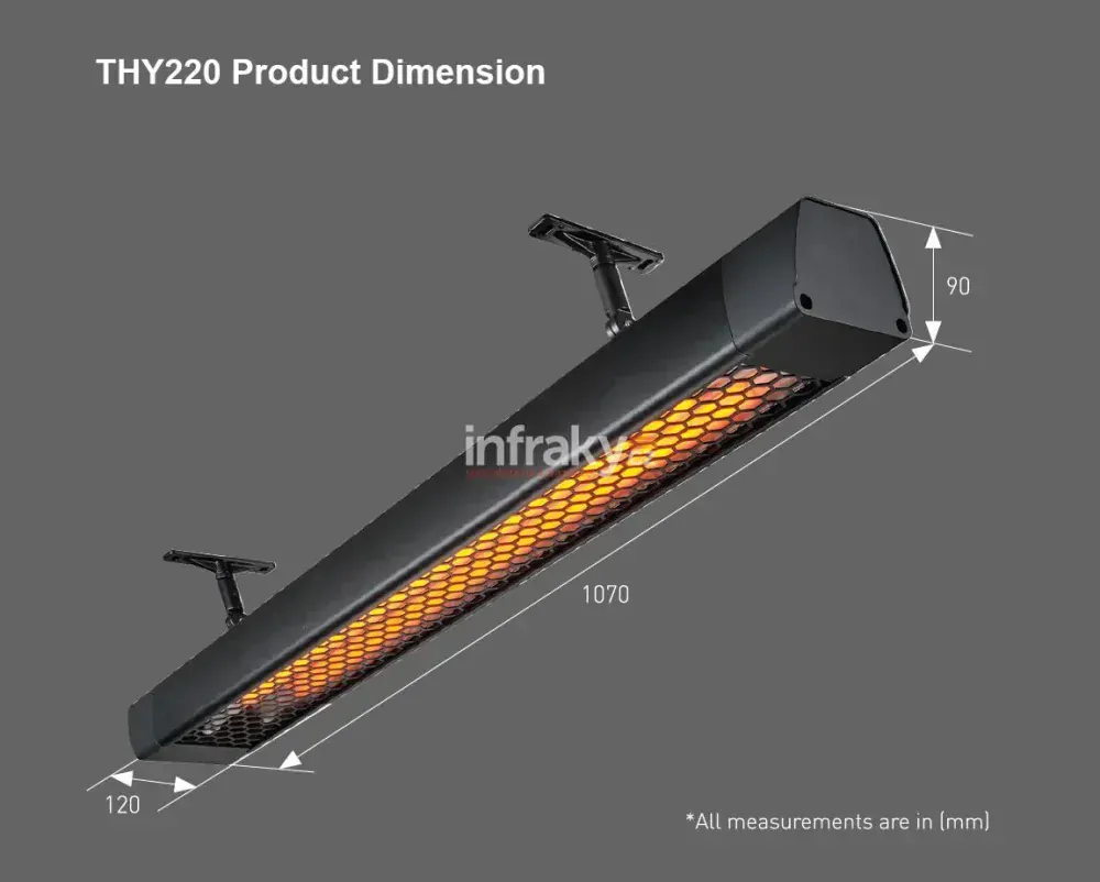 Infrazářič HEATSTRIP INTENSE + stojan