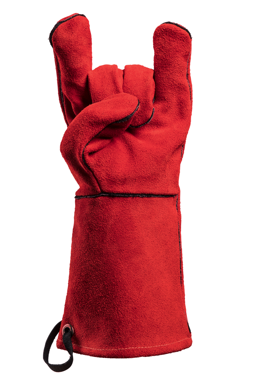 Kožené grilovací rukavice BBQ Premium (pár)