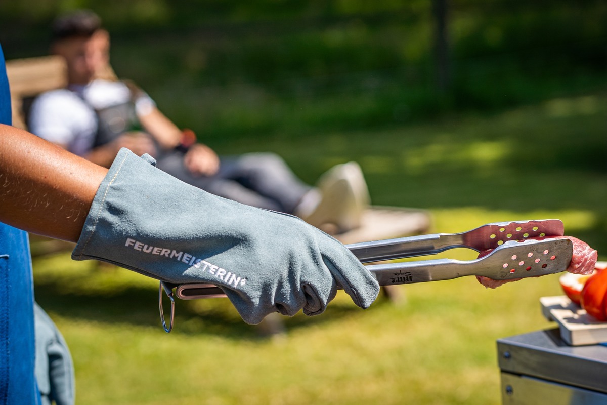 Dámské kožené grilovací rukavice BBQ Premium (pár)