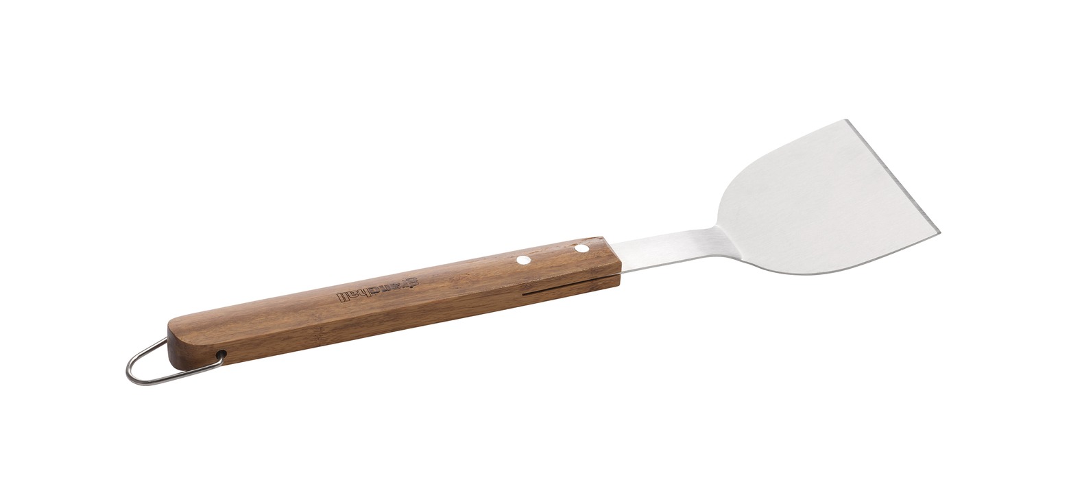 Grilovací obracečka na hamburgery GrandHall s bambusovou rukojetí