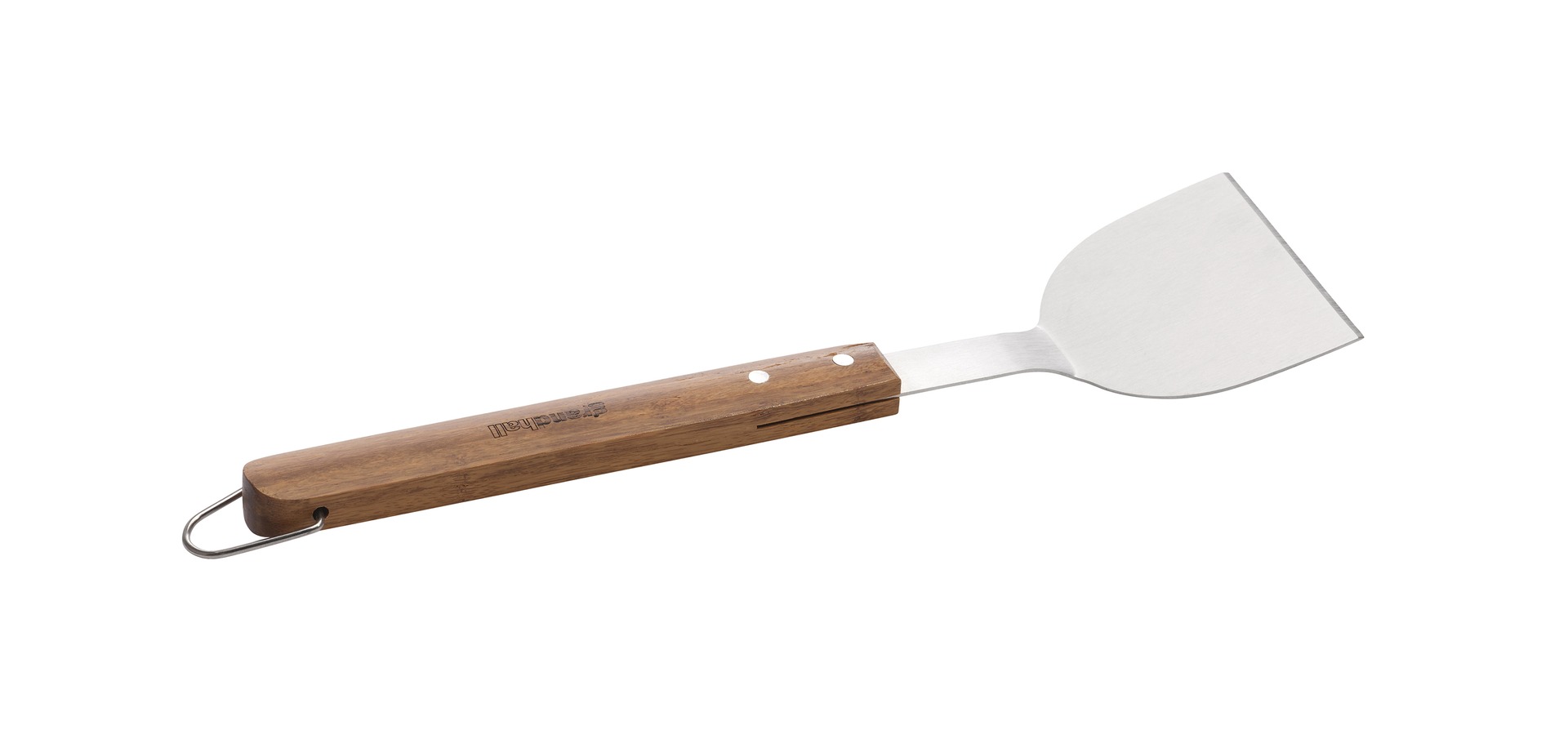 Grilovací obracečka na hamburgery GrandHall s bambusovou rukojetí