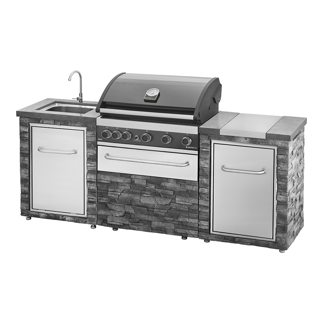 Venkovní grilovací kuchyně Grandpro STONE ISLAND Maxim G5 (222 SI Series)