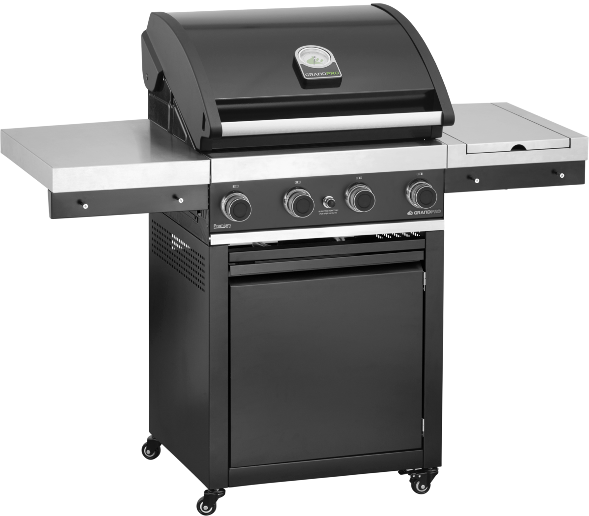 Plynový gril Grandpro PREMIUM G4 s bočním hořákem