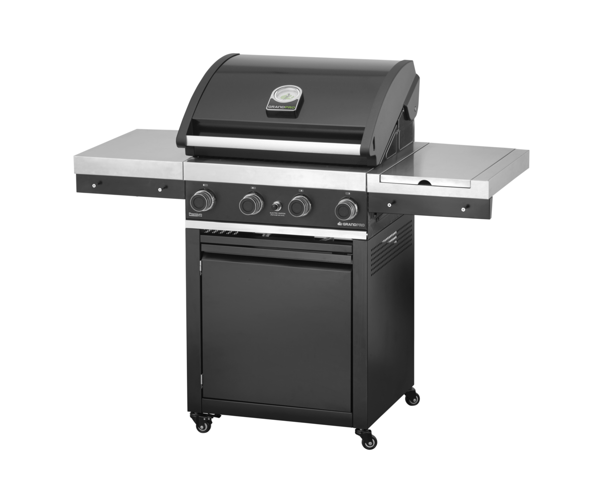 Plynový gril Grandpro PREMIUM G4 s bočním hořákem