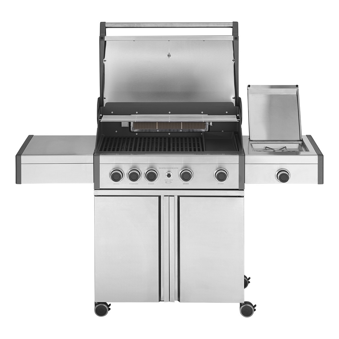 Plynový gril Grandpro Pro ELITE se zadním a bočním hořákem