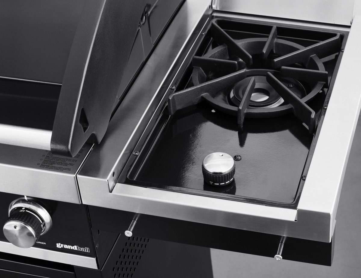 Plynový gril GrandHall MAXIM G5 se zadním a bočním hořákem